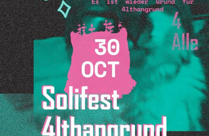30.10. Solifest 4 Alle – 1bm & Venster99